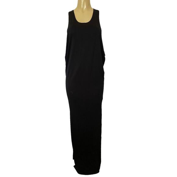 MIKOH Mavericks Maxi Dress Side Slit Scoop Neck Cover Up Black Racerback… - Picture 5 of 9